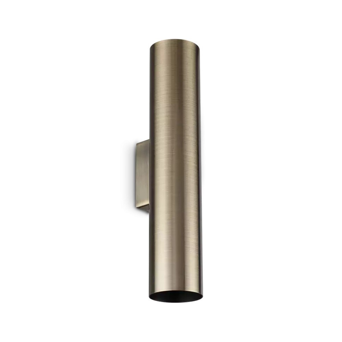 Светильник настенный Ideal Lux Look AP2 Round D60 H300 Античная латунь GU10 370071