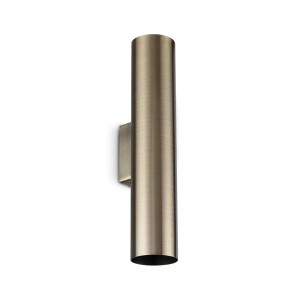 Светильник настенный Ideal Lux Look AP2 Round D60 H300 Античная латунь GU10 370071
