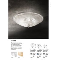 Светильник потолочный Ideal Lux Shell PL3 Прозрачный E27 008608