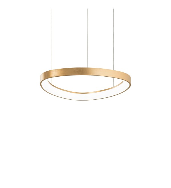 Люстра подвесная Ideal Lux Gemini SP D042 On-Off 3000K Латунь LED 247243