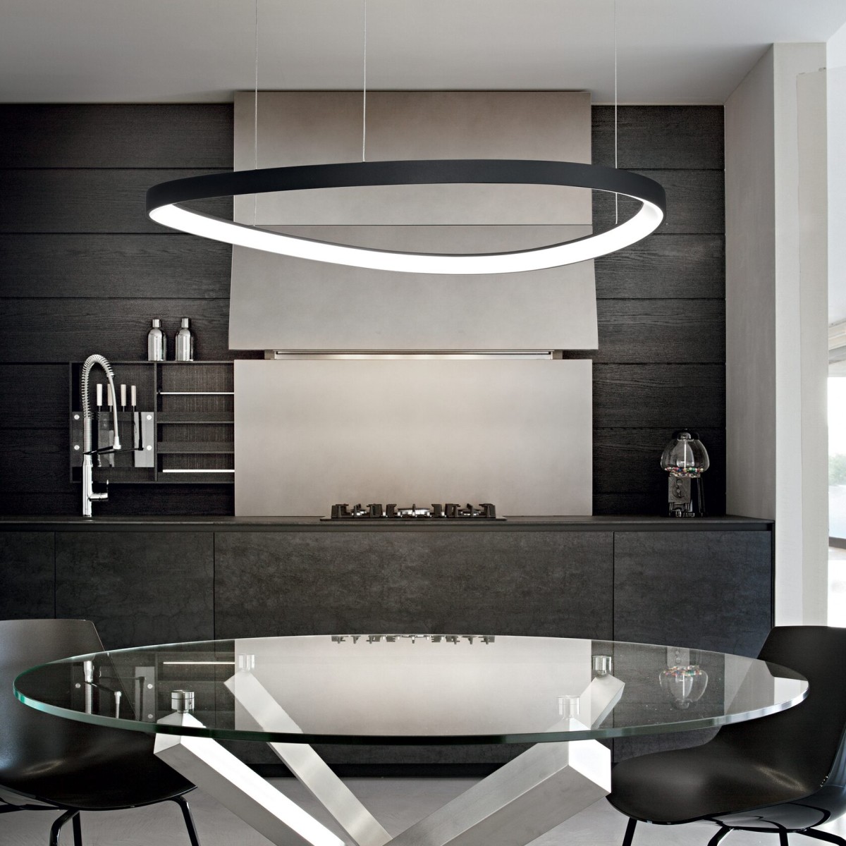Люстра подвесная Ideal Lux Gemini SP D105 On-Off 3000K Белый LED 303895