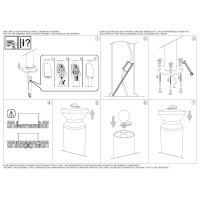 Светильник садово-парковый Ideal Lux Torre PT1 H22 Антрацит E27 158891