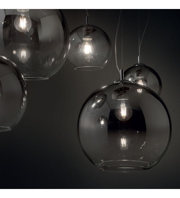 Светильник подвесной Ideal Lux Nemo SP1 D20 Хром размытый E27 149585