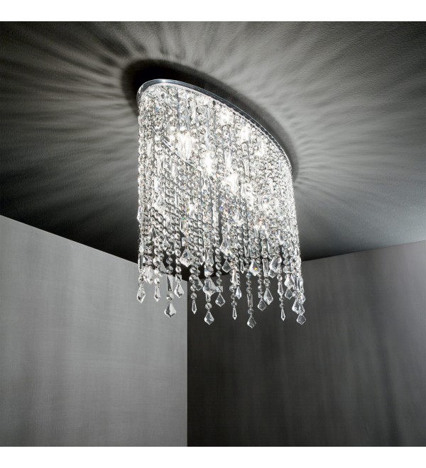 Люстра потолочная Ideal Lux Rain PL3 Хром E14 008370