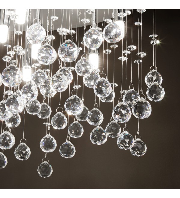 Люстра потолочная Ideal Lux Moonlight PL8 Золото G9 080932