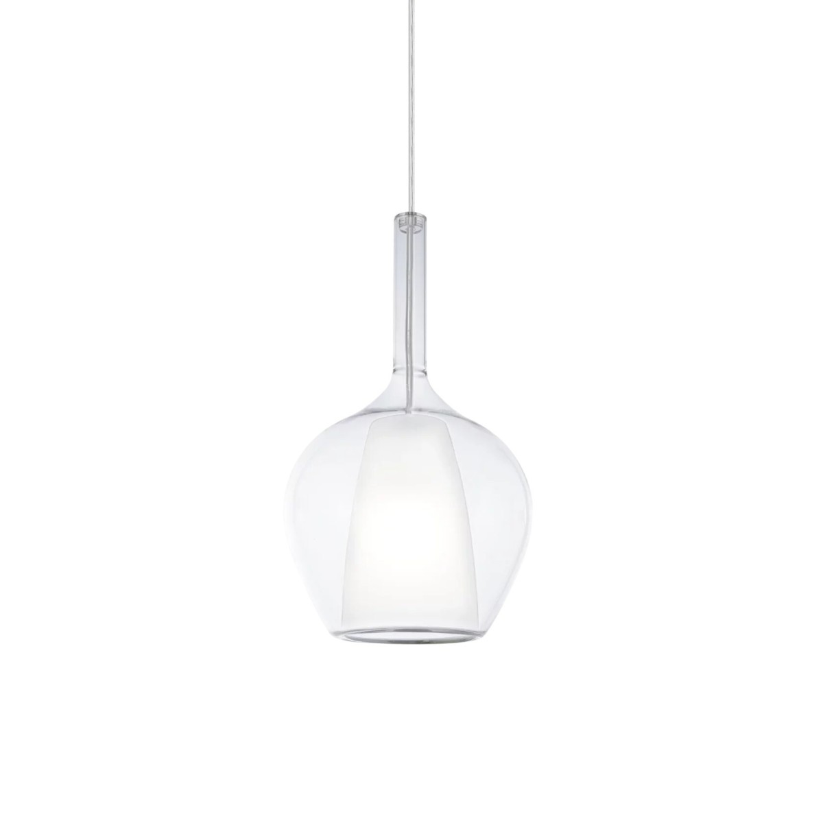 Светильник подвесной Ideal Lux Kalique SP1-1 D18 Прозрачный E27 359939
