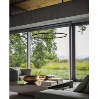 Люстра подвесная Ideal Lux Oracle Slim SP D090 Round On-Off Латунь 3000К 370514