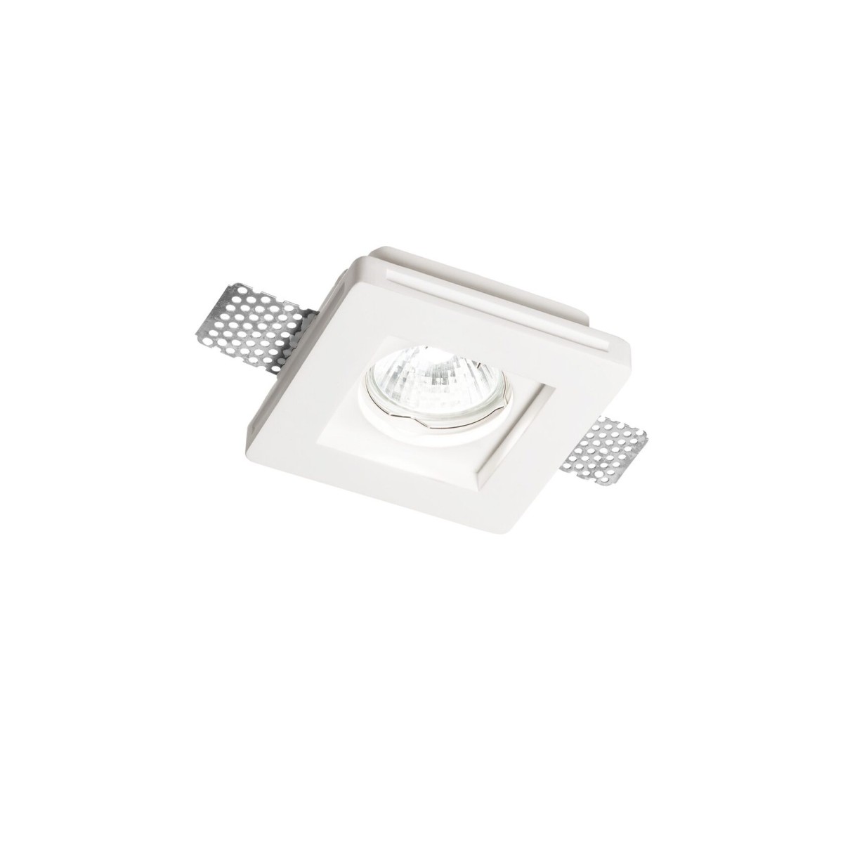 Светильник встраиваемый Ideal Lux Samba FI D60 Square Белый гипс GU10 150291