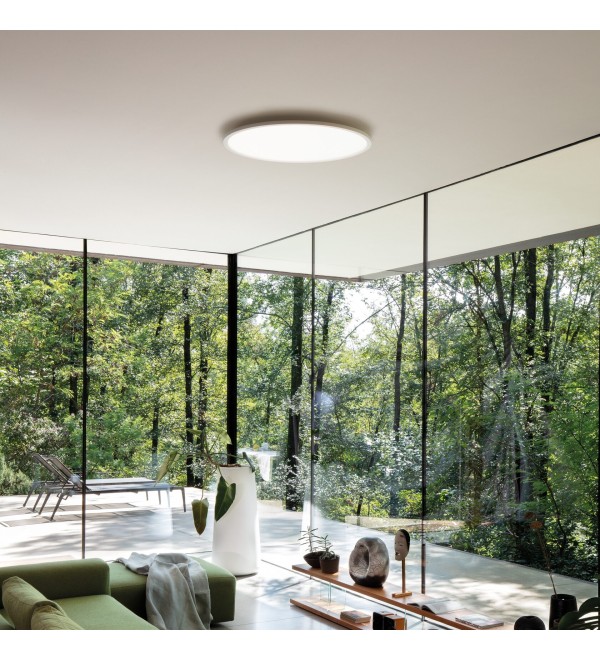 Светильник потолочный Ideal Lux Fly Slim PL D45 2700K LED Белый 341231