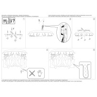 Люстра потолочная Ideal Lux Neve PL15 Хром G9 030784