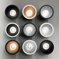 Светильник встраиваемый Ideal Lux Game Trim Round 11Вт LED 4000К Белый / Золото 341361