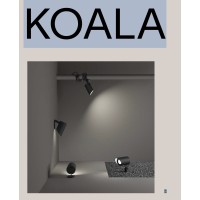 Светильник уличный Ideal Lux Koala AP 7В D24V Черный LED 3000К 345666
