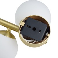 Светильник настенный Ideal Lux Perlage AP3 Янтарь G9 322742