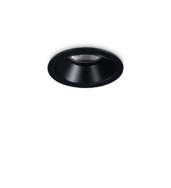 Светильник встраиваемый Ideal Lux Game Trim Round 05W 3000K LED Черный 349060