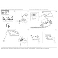 Светильник встраиваемый Ideal Lux Samba FI D55 Round Белый гипс GU10 230580