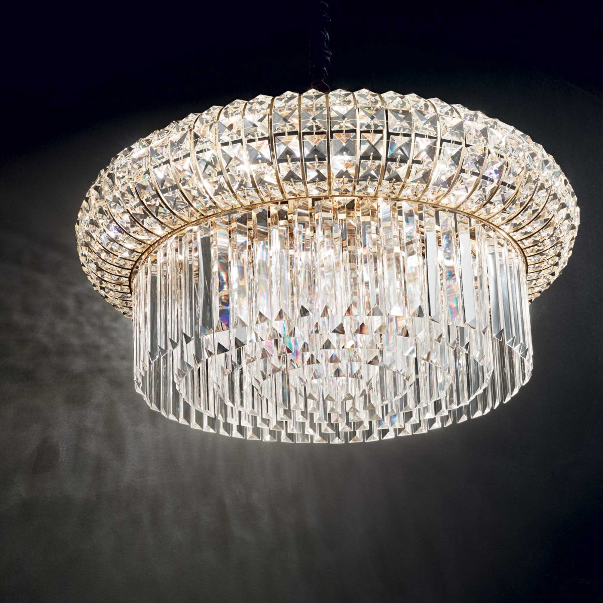 Люстра подвесная Ideal Lux Nabucco SP12 Золотистый E14 237794