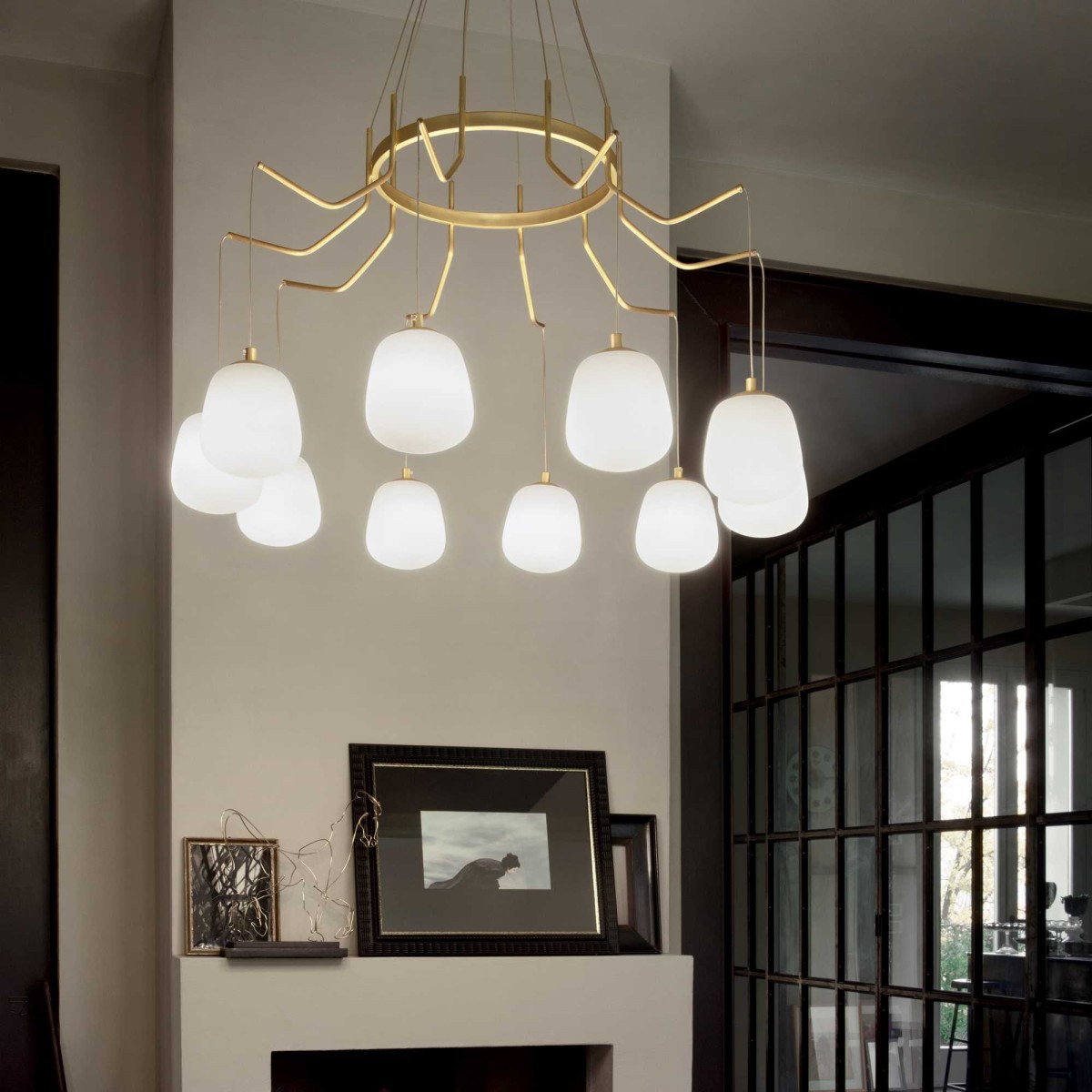 Люстра подвесная Ideal Lux Karousel SP10 Латунь G9 206394