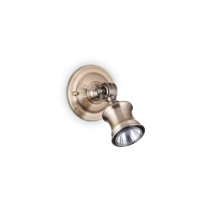 Светильник настенный Ideal Lux Barber AP1 Античная латунь GU10 159997