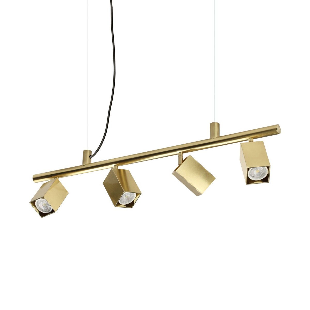 Светильник подвесной Ideal Lux Dynamite SP4 Square Латунь GU10 371399