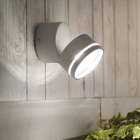 Светильник уличный Ideal Lux Omega AP Round 4000K Белый LED 285481