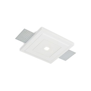 Светильник встраиваемый Ideal Lux Zephyr FI D14 3000К LED Белый гипс 331225