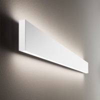 Светильник настенный Ideal Lux Steel AP2 D20 Bi-Emission Wide 3000K LED Белый Димм 233840