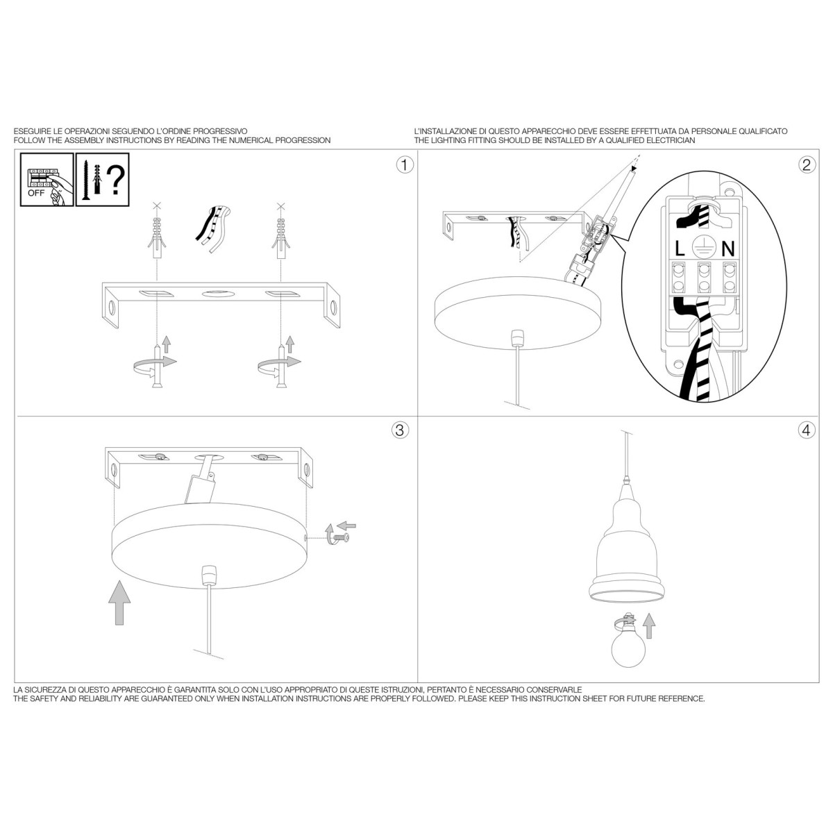 Светильник подвесной Ideal Lux Gretel SP1 Черный E27 122564