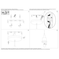 Светильник подвесной Ideal Lux Gretel SP1 Черный E27 122564