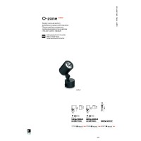 Прожектор уличный Ideal Lux O-Zone PT Big Черный 3000К LED 337531