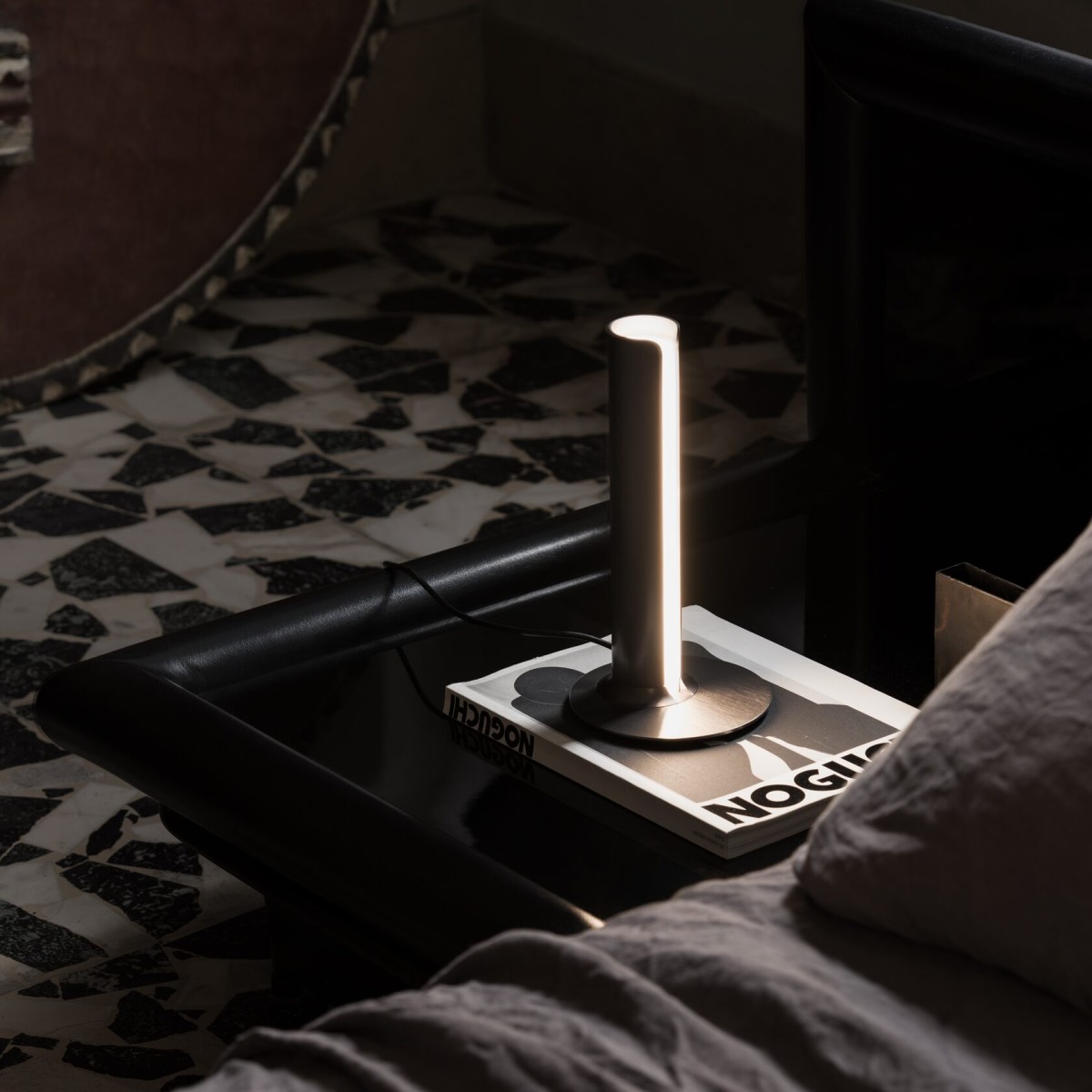 Лампа настольная Ideal Lux Dorica TL1 3000К LED Черный 366081
