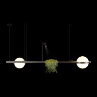 Подвесной светильник LOFT IT Jardin 10121/D Dark grey