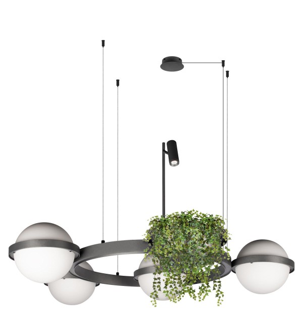 Подвесной светильник LOFT IT Jardin 10121/4 Dark grey