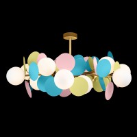 Люстра на штанге LOFT IT Matisse 10008/12 mult