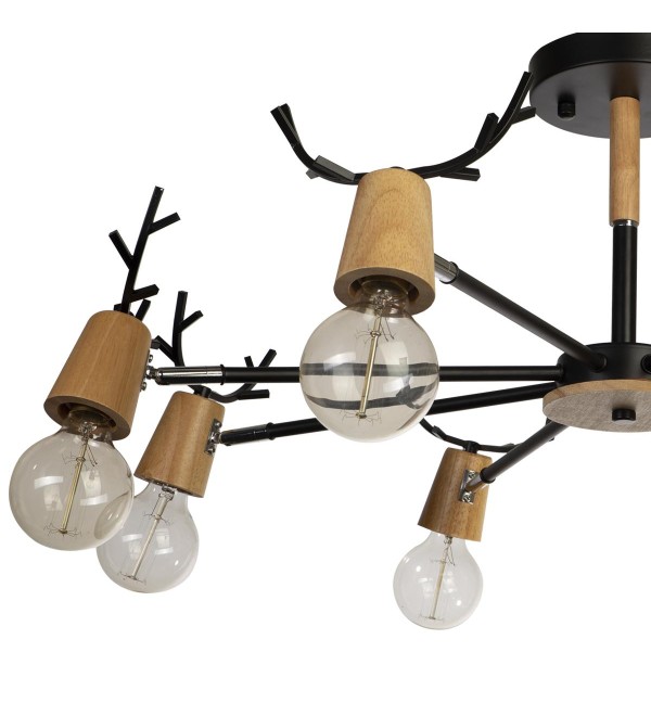 Люстра на штанге LOFT IT Sven 10024/8 Black