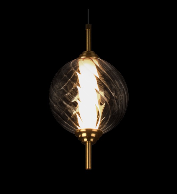 Подвесной светильник LOFT IT Helix 10421/B Smoke