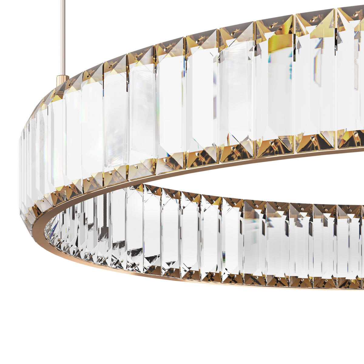 Подвесной светильник LOFT IT Crystal ring 10135/600 Gold