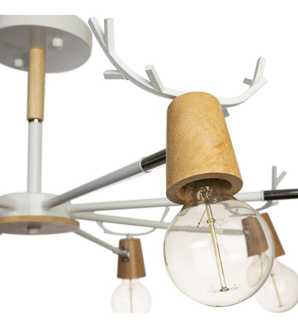 Люстра на штанге LOFT IT Sven 10024/8 White