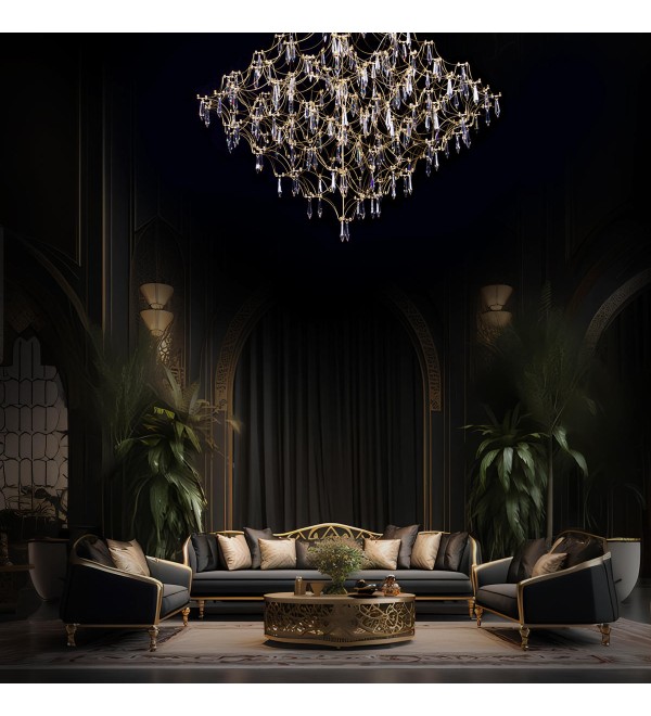 Подвесной светильник LOFT IT Mira 10259/1000 Gold Asfour