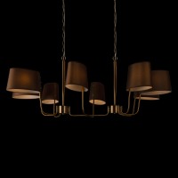 Подвесной светильник LOFT IT Hilton 10527/8 Brass