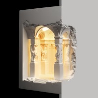 Гипсовый встраиваемый светильник под покраску LOFT IT Antique 10355B