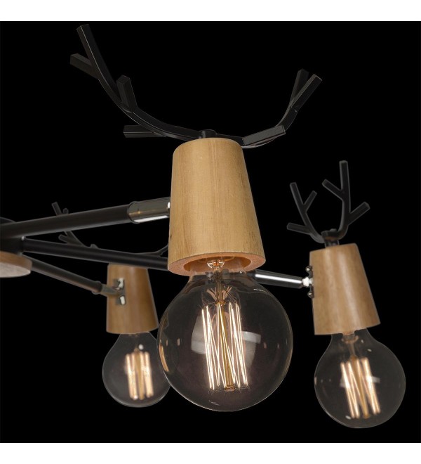 Люстра на штанге LOFT IT Sven 10024/6 Black