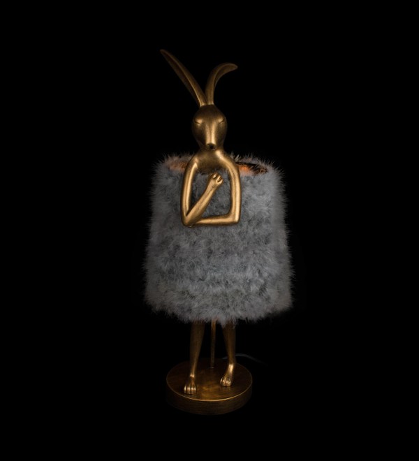 Настольная лампа LOFT IT Lapine 10315/B Grey fluff