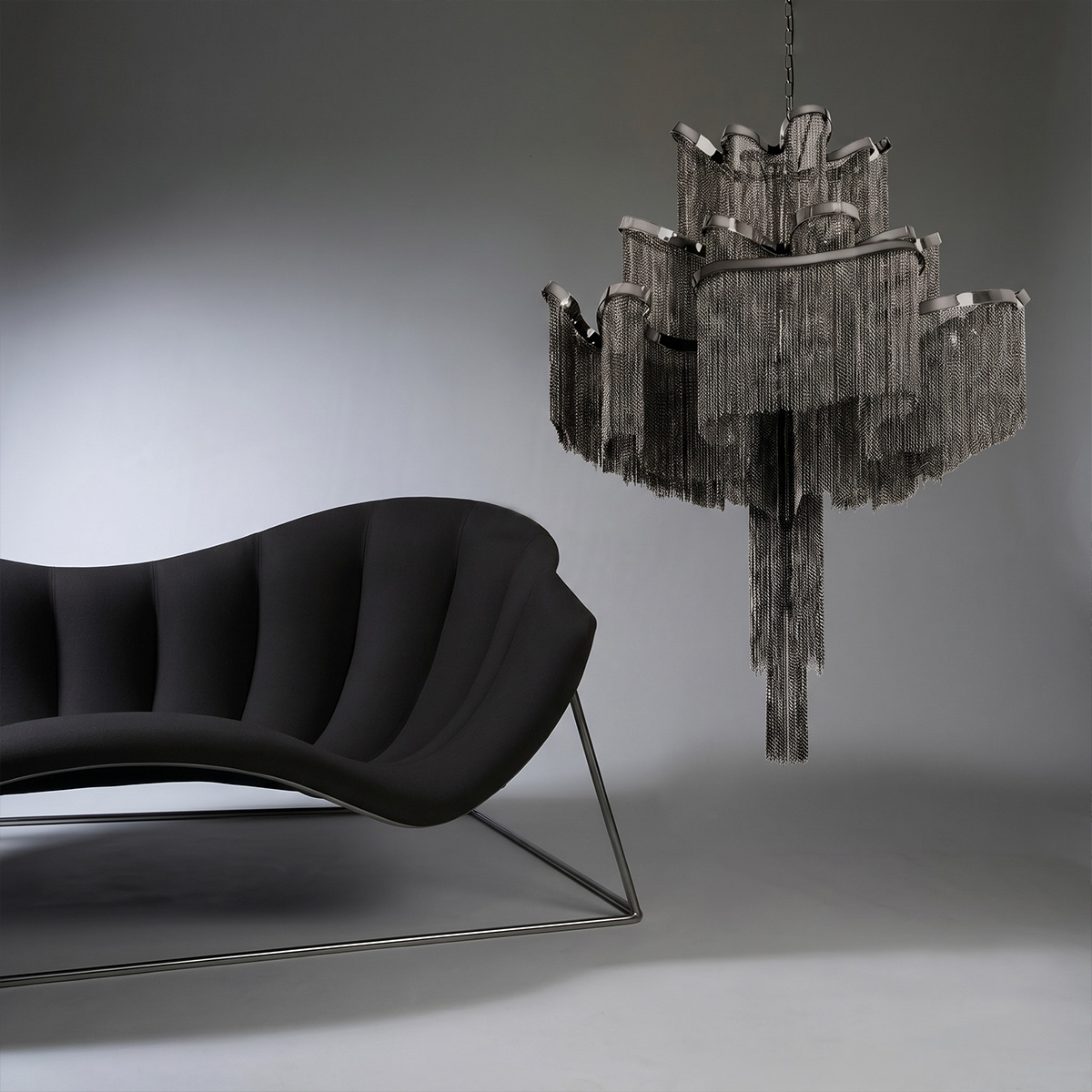 Подвесной светильник LOFT IT Stream 10208/1000 Gunmetal