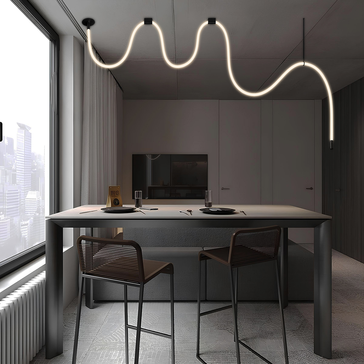 Потолочный светильник LOFT IT Thread 10388B Black