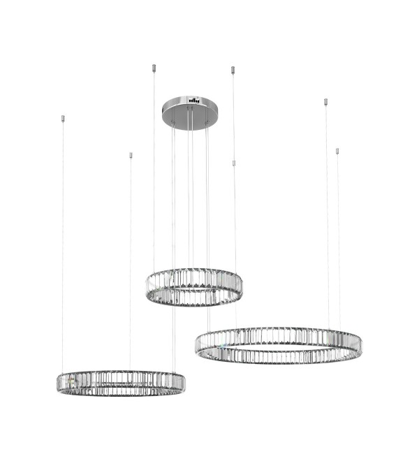 Подвесной светильник LOFT IT Crystal ring 10135/3 Chrome