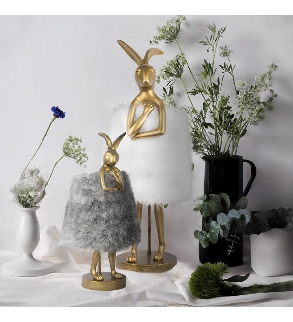 Настольная лампа LOFT IT Lapine 10315/A White fluff