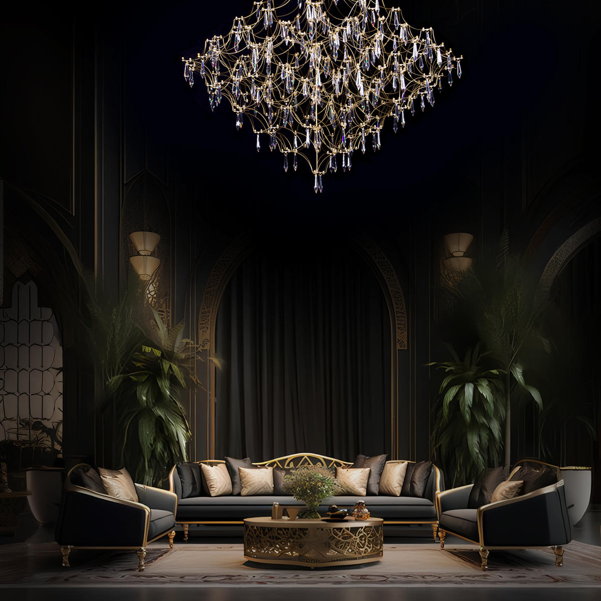 Подвесной светильник LOFT IT Mira 10259/800 Gold Asfour