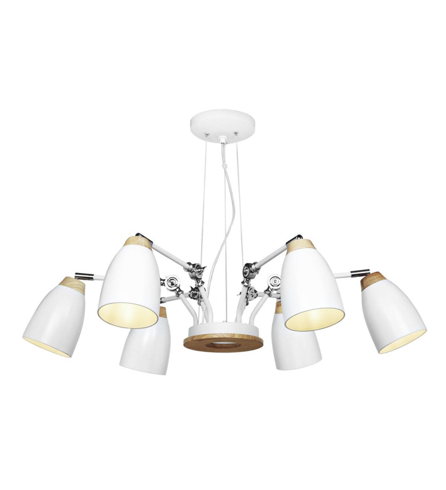 Подвесная люстра LOFT IT Watchman LOFT4402/6WH