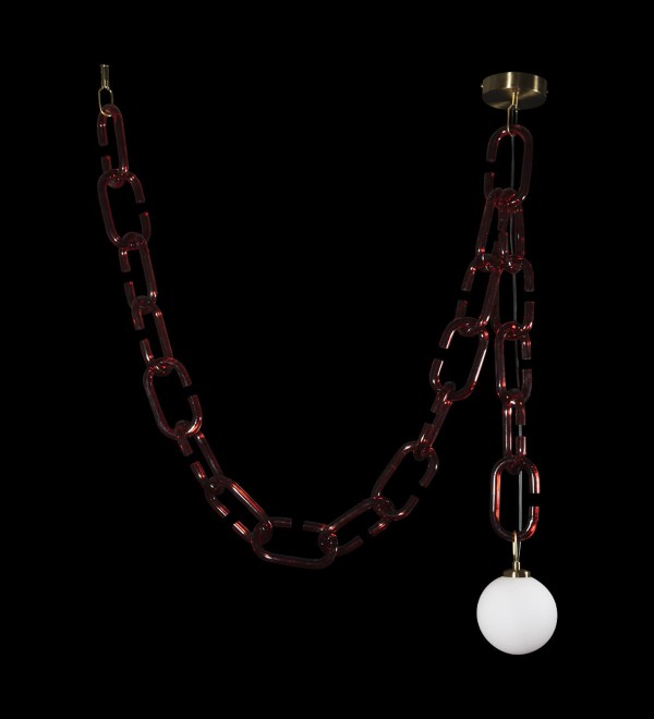 Подвесной светильник LOFT IT Chain 10128C Red