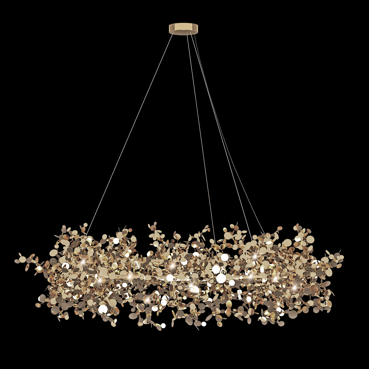 Подвесная люстра LOFT IT Spark 10101/800 Gold